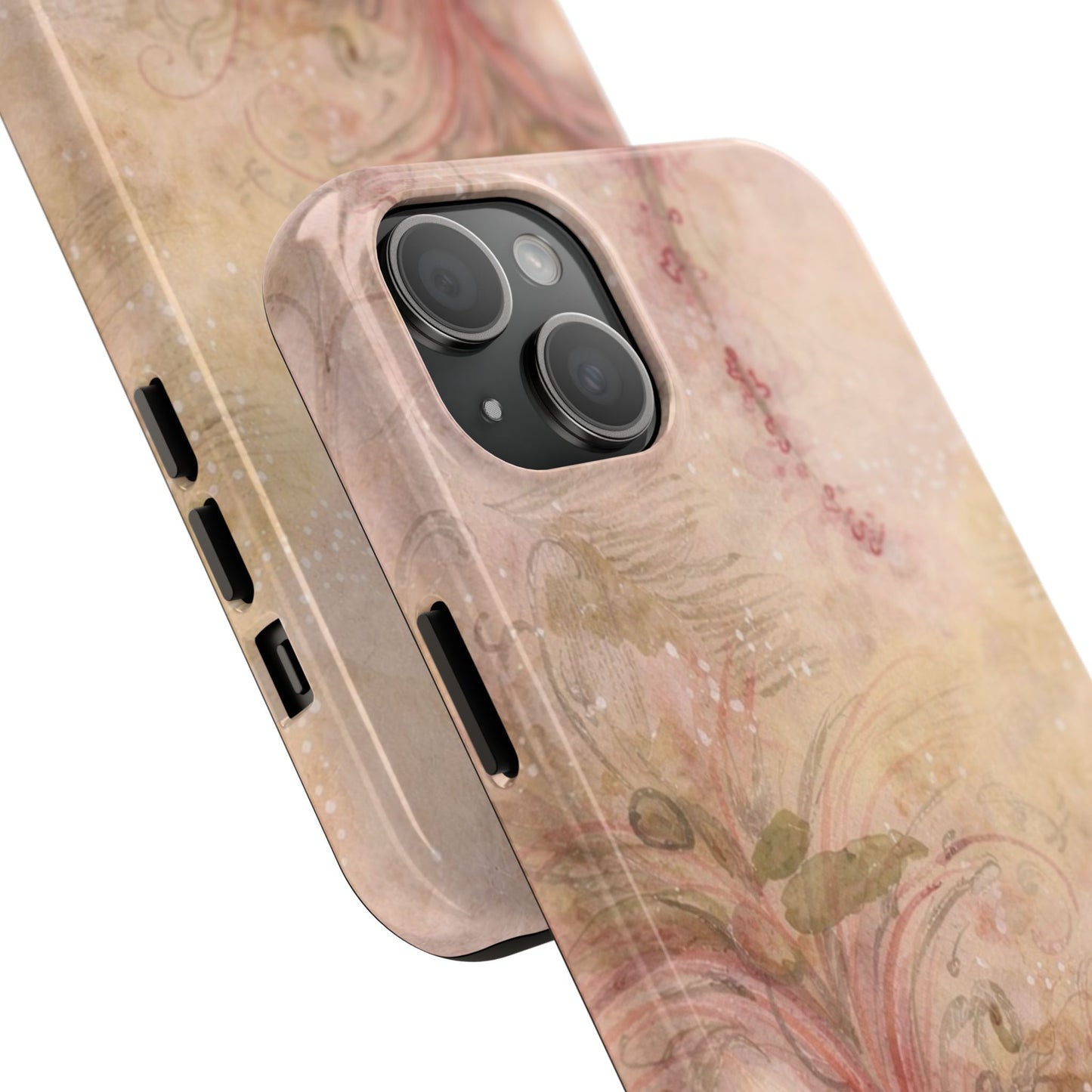 Antique Watercolor Floral - Protective Phone Case