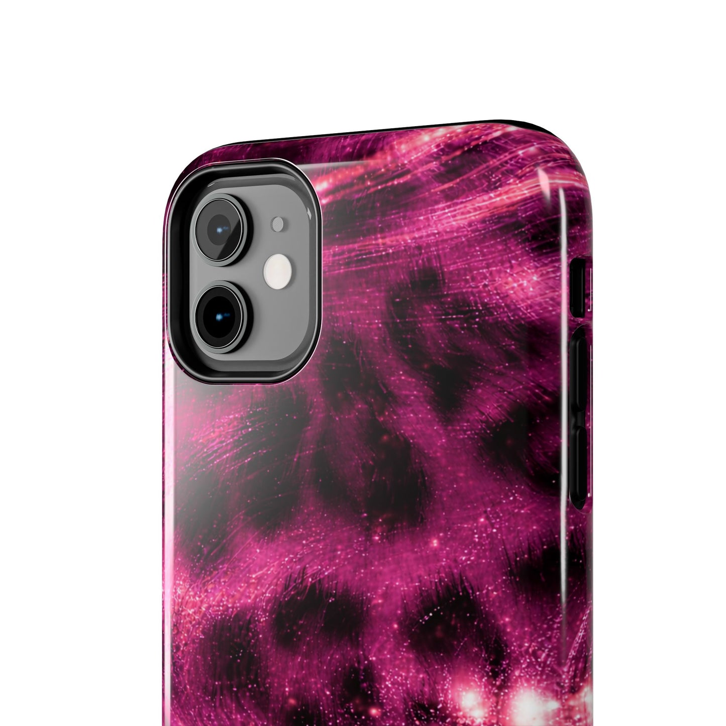 Magenta Y2K Leopard - Protective Phone Case