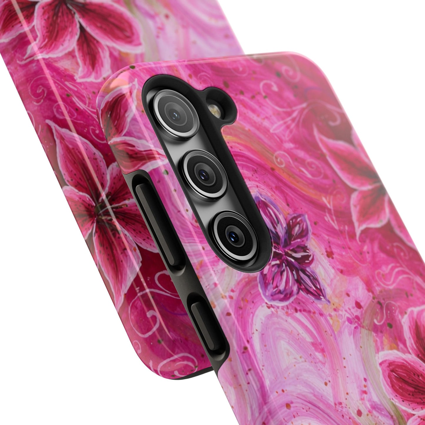 Watercolor Hibiscus - Protective Phone Case
