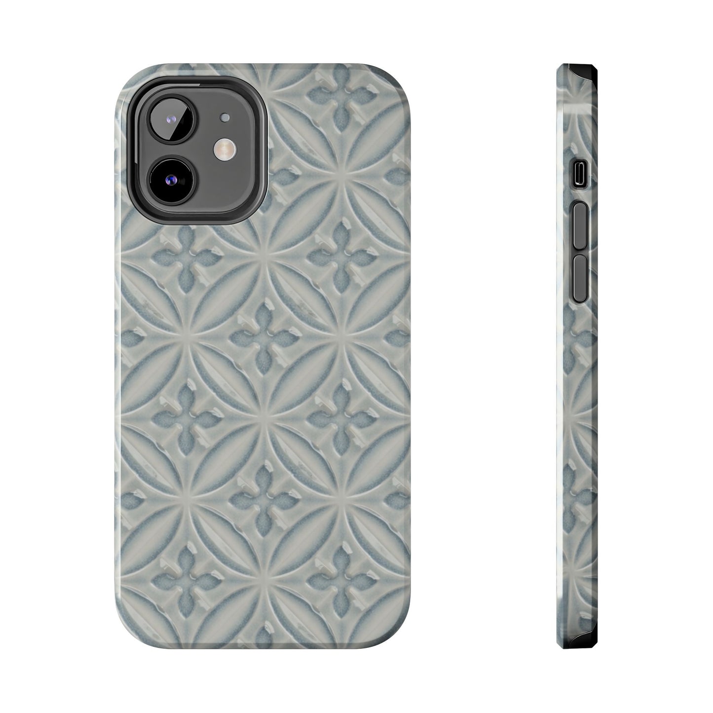 Vintage Blue Tile - Protective Phone Case