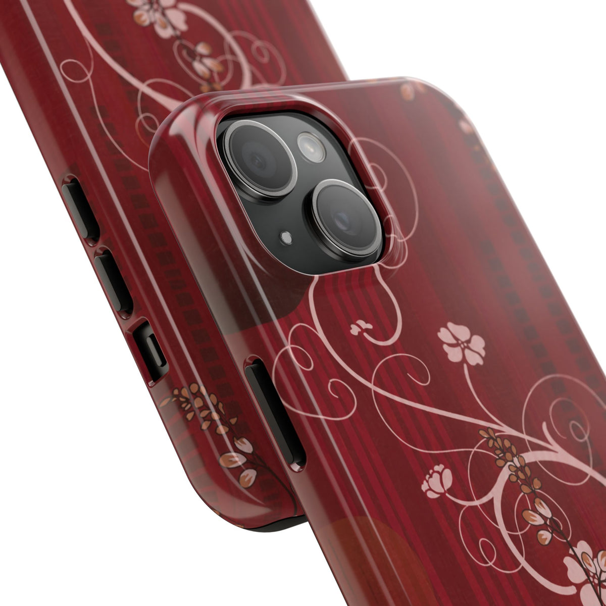 Crimson Bloom - Protective Phone Case