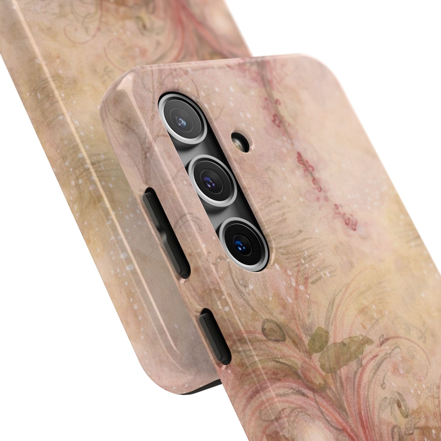 Antique Watercolor Floral - Protective Phone Case