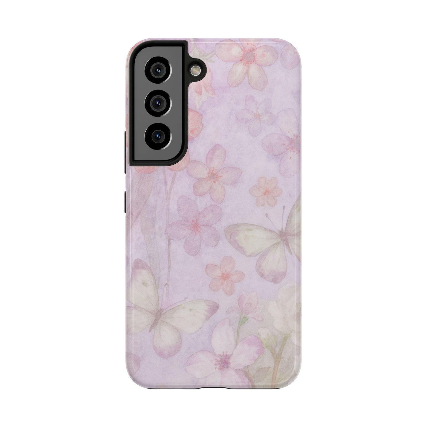Lilac Butterfly - Protective Phone Case