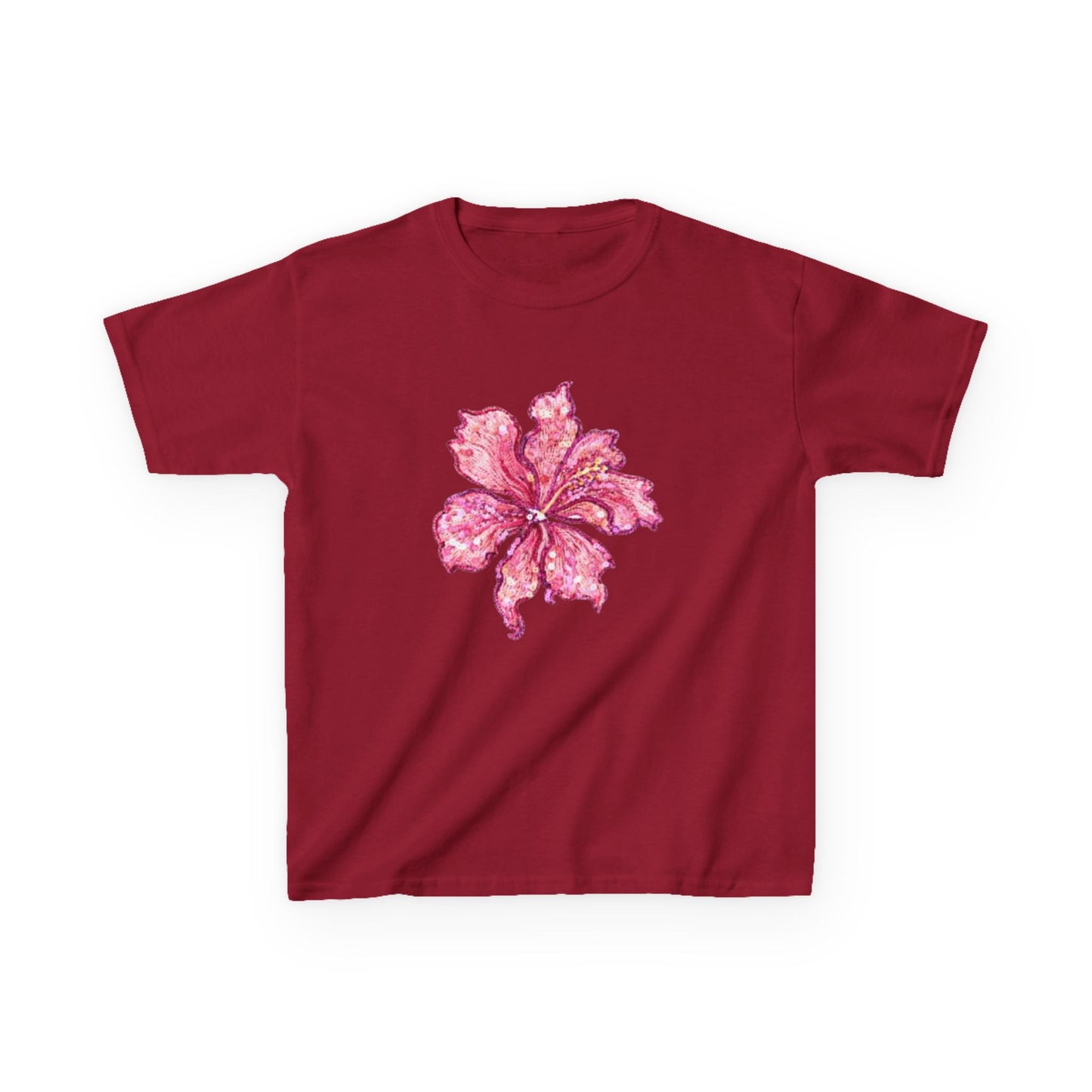 Floral Hibiscus - Baby Tee