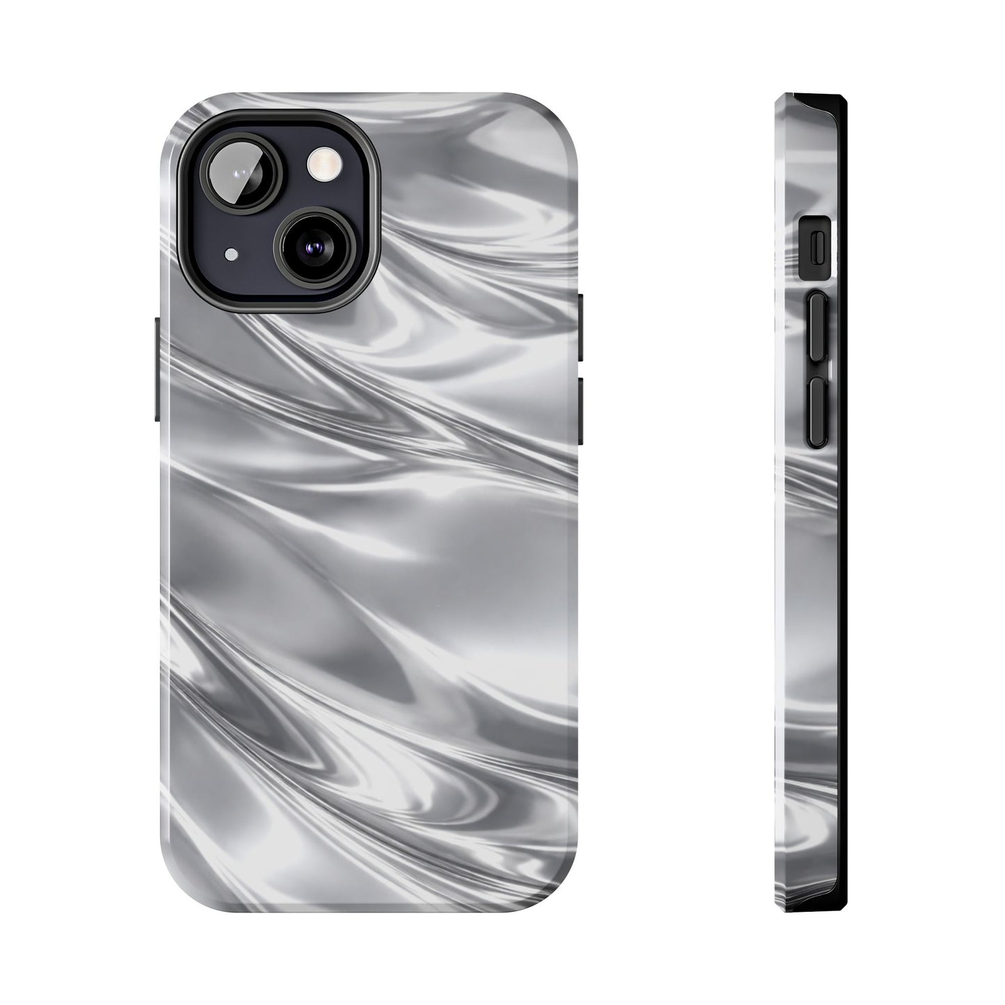 Silver Metallic - Protective Phone Case