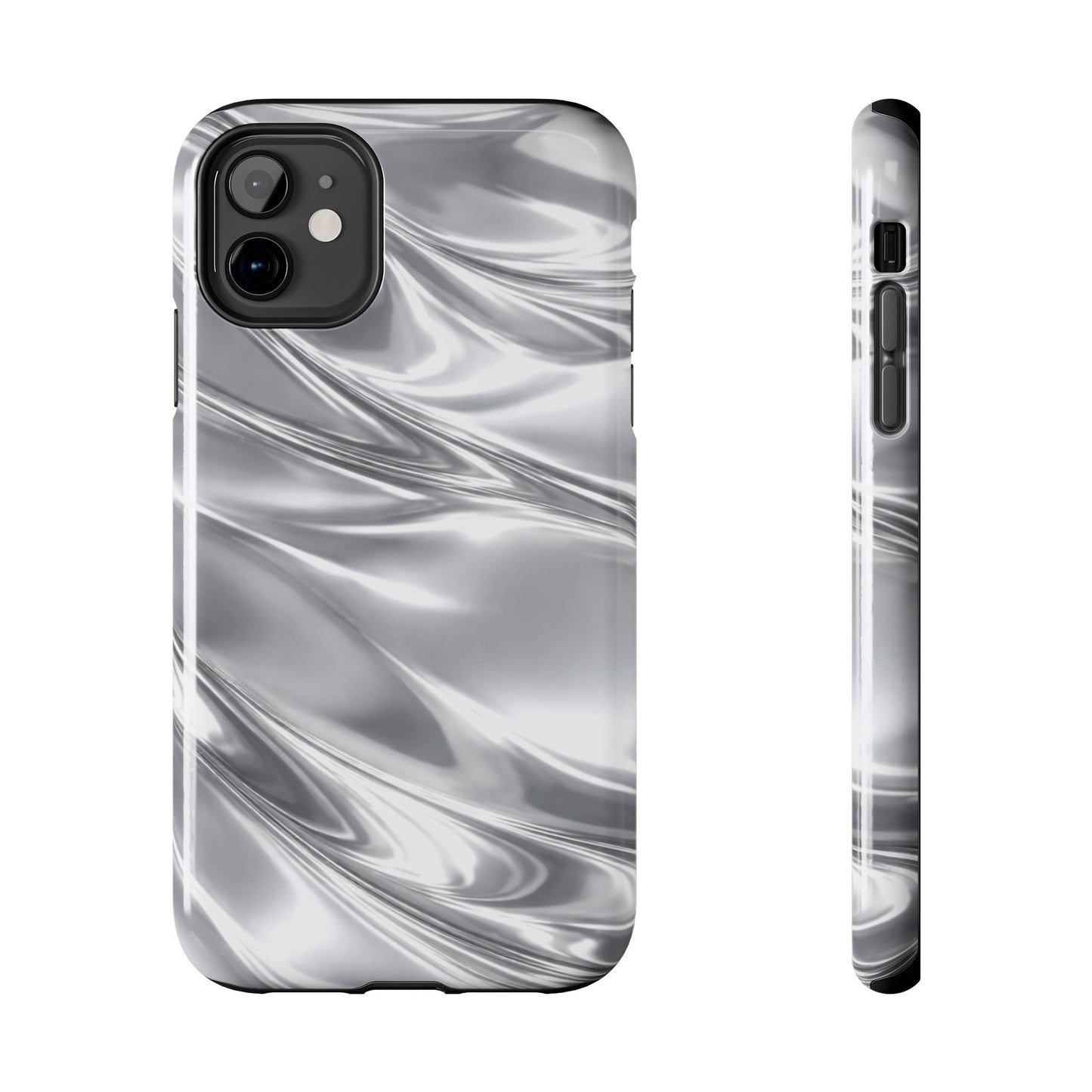 Silver Metallic - Protective Phone Case