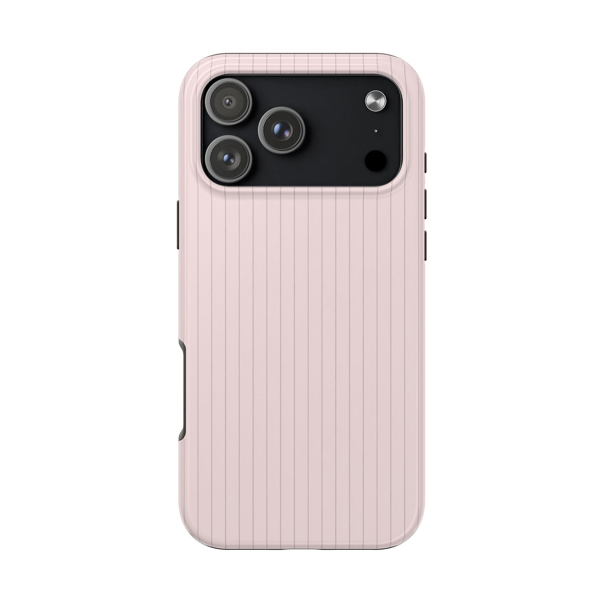 Blush Pinstripe - Protective Phone Case