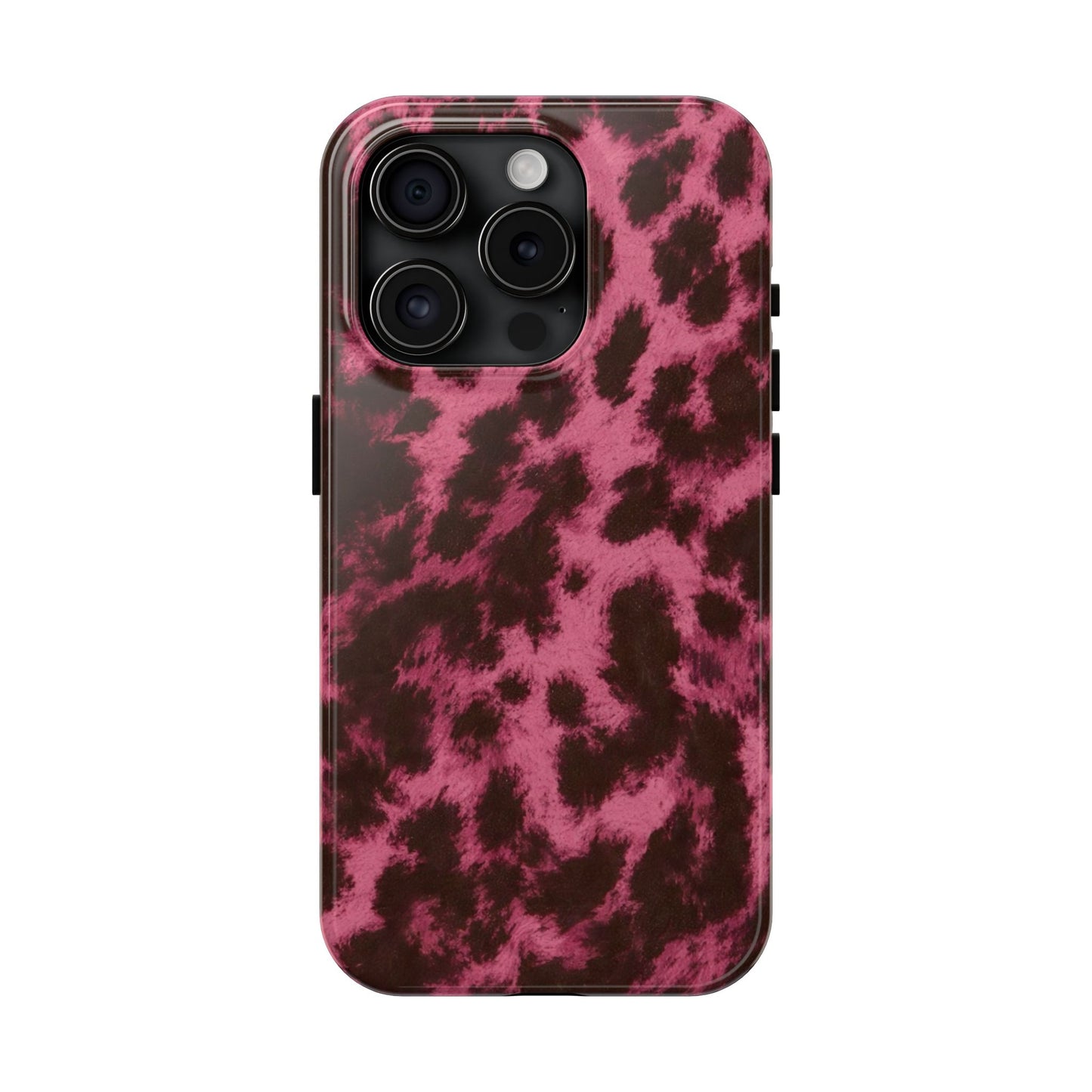 Pink Leopard Print - Protective Phone Case