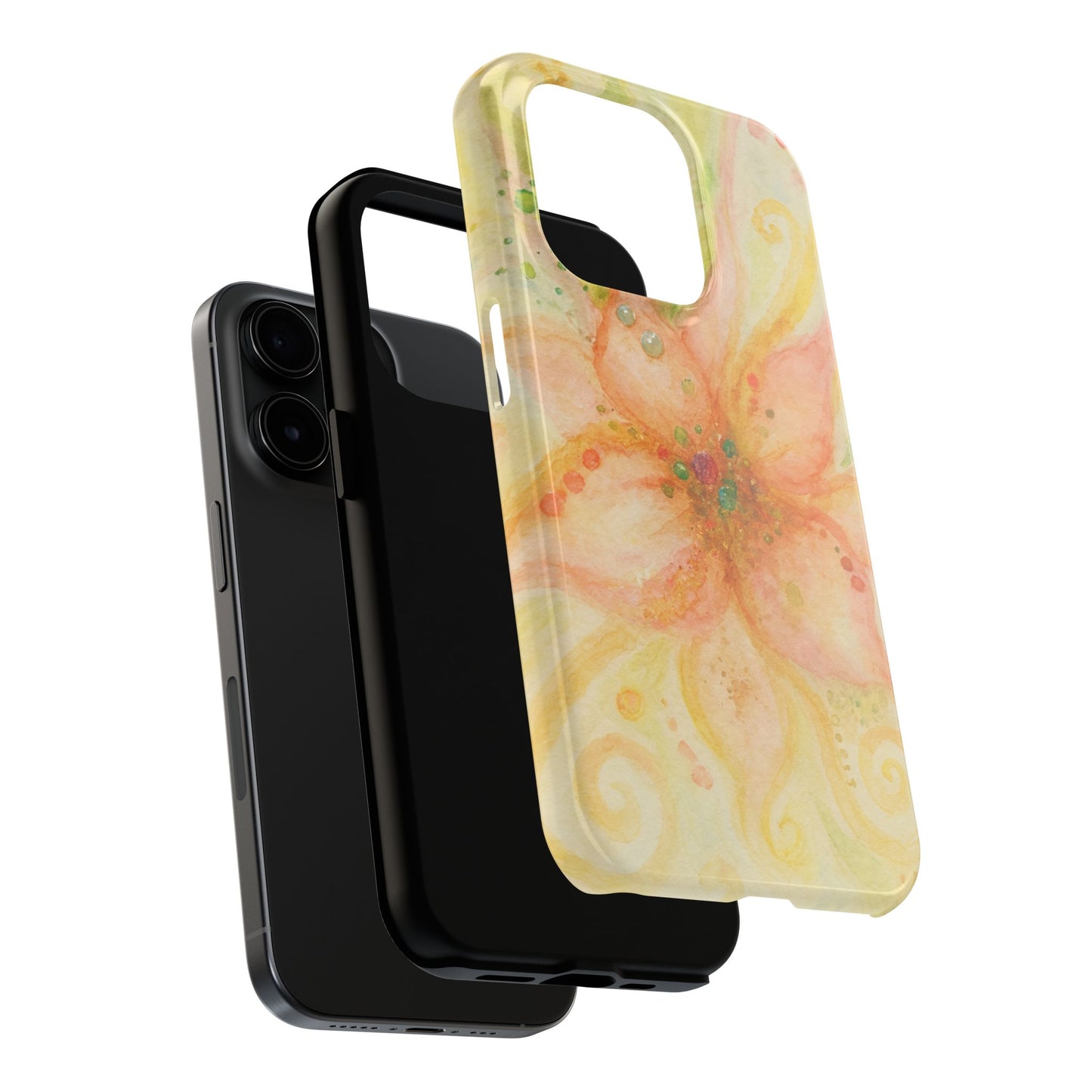 Shimmery Flower - Protective Phone Case