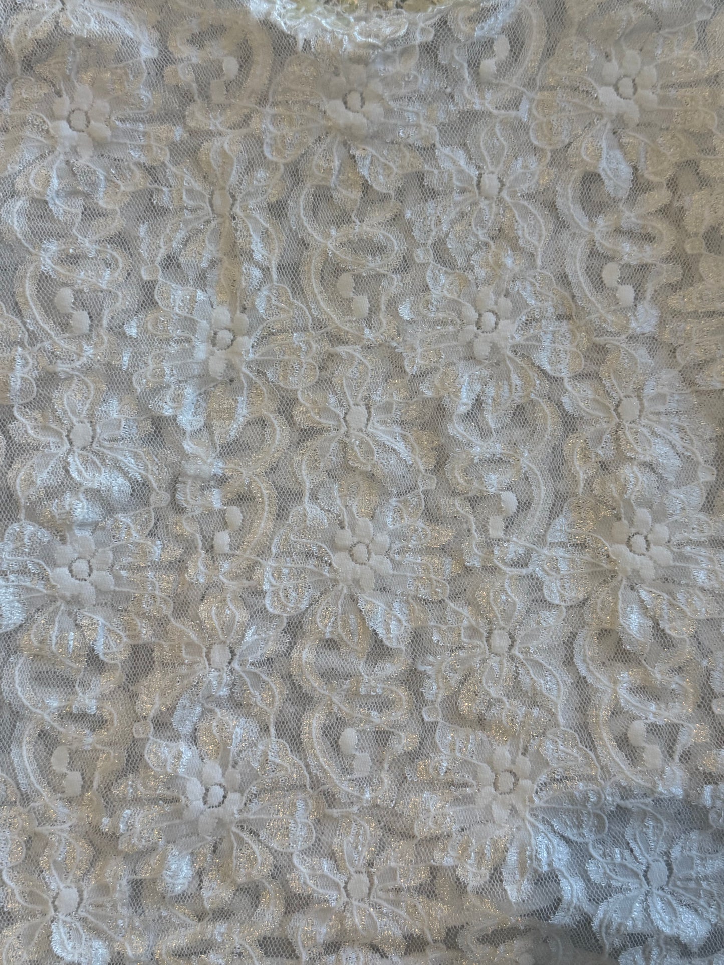 Lace Cami Top with Dainty Sequins