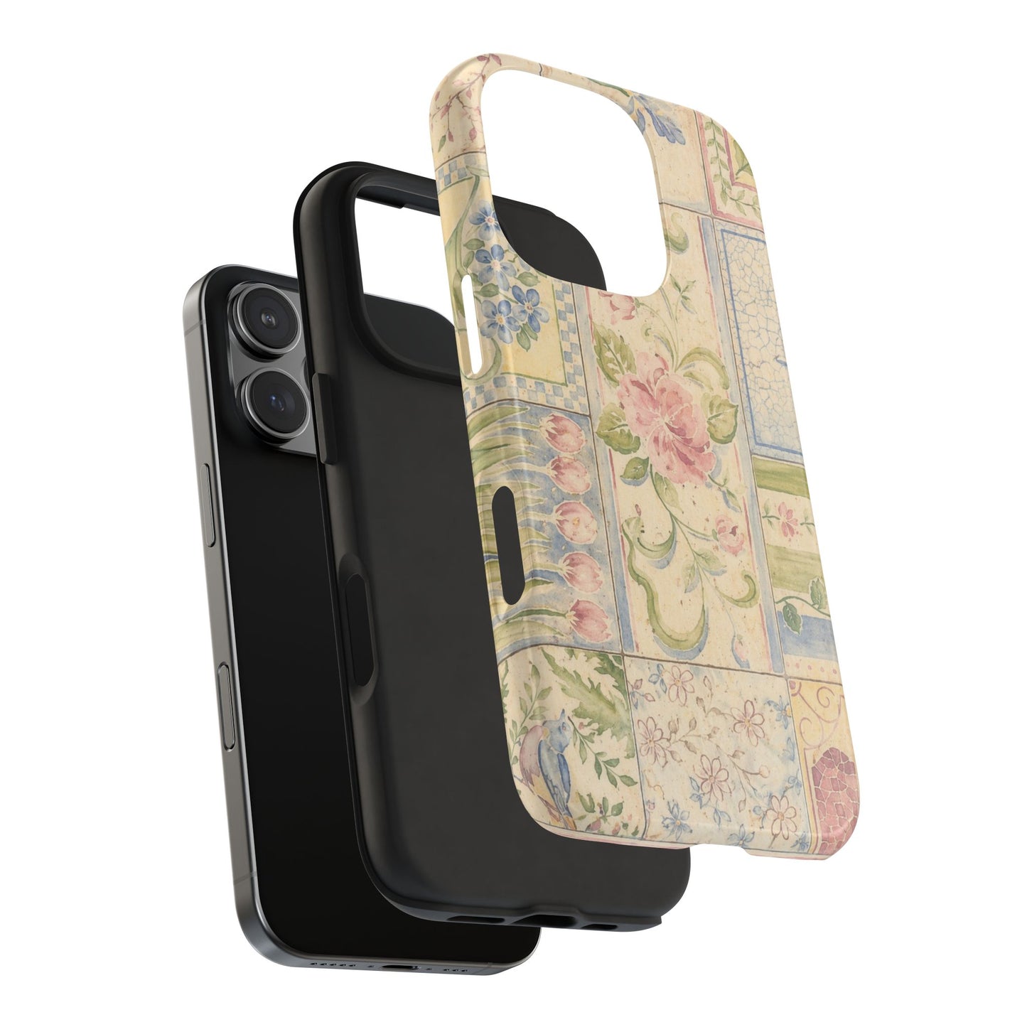 Floral Patchwork - Protective Phone Case