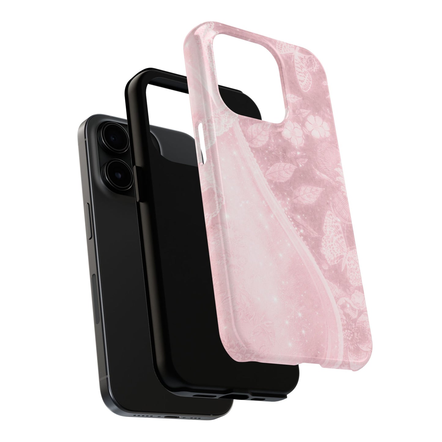Pink Paisley - Protective Phone Case