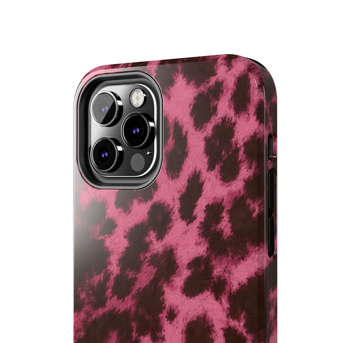 Pink Leopard Print - Protective Phone Case