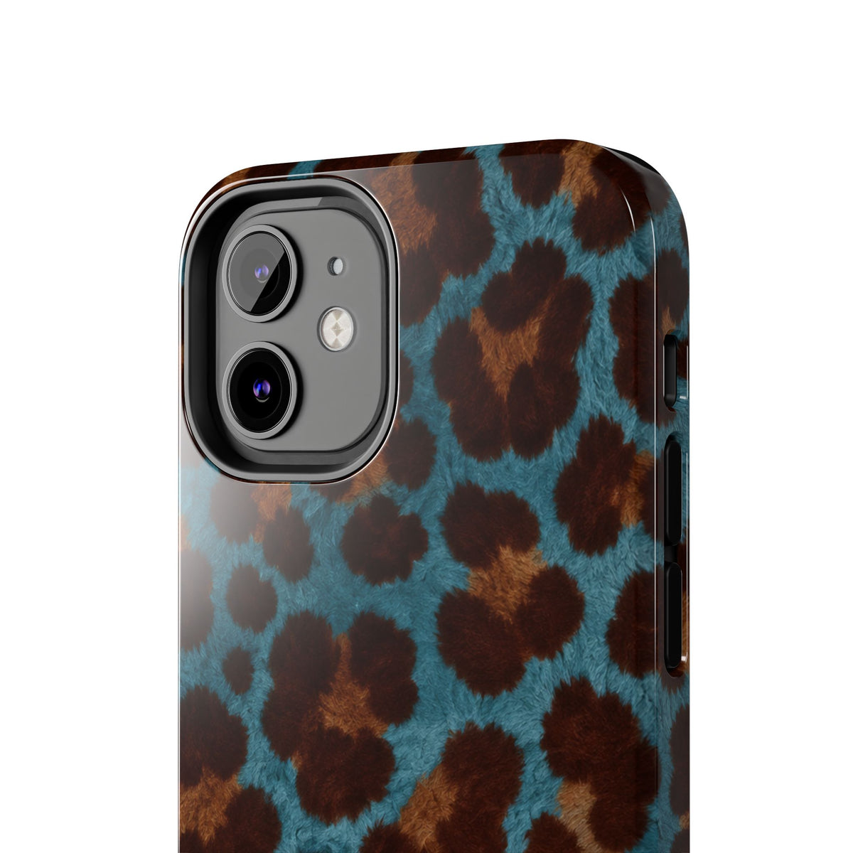 Teal Leopard - Protective Phone Case