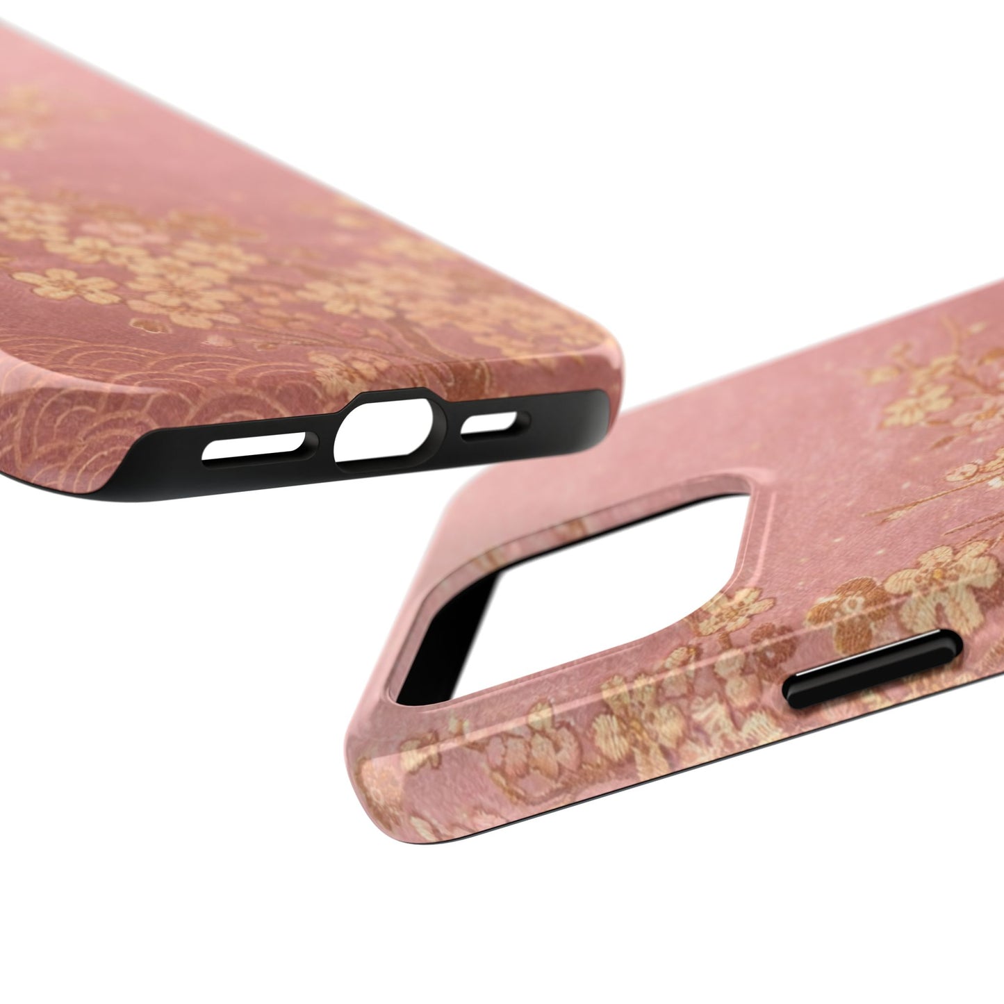 Pink Gold Cherry Blossom - Protective Phone Case
