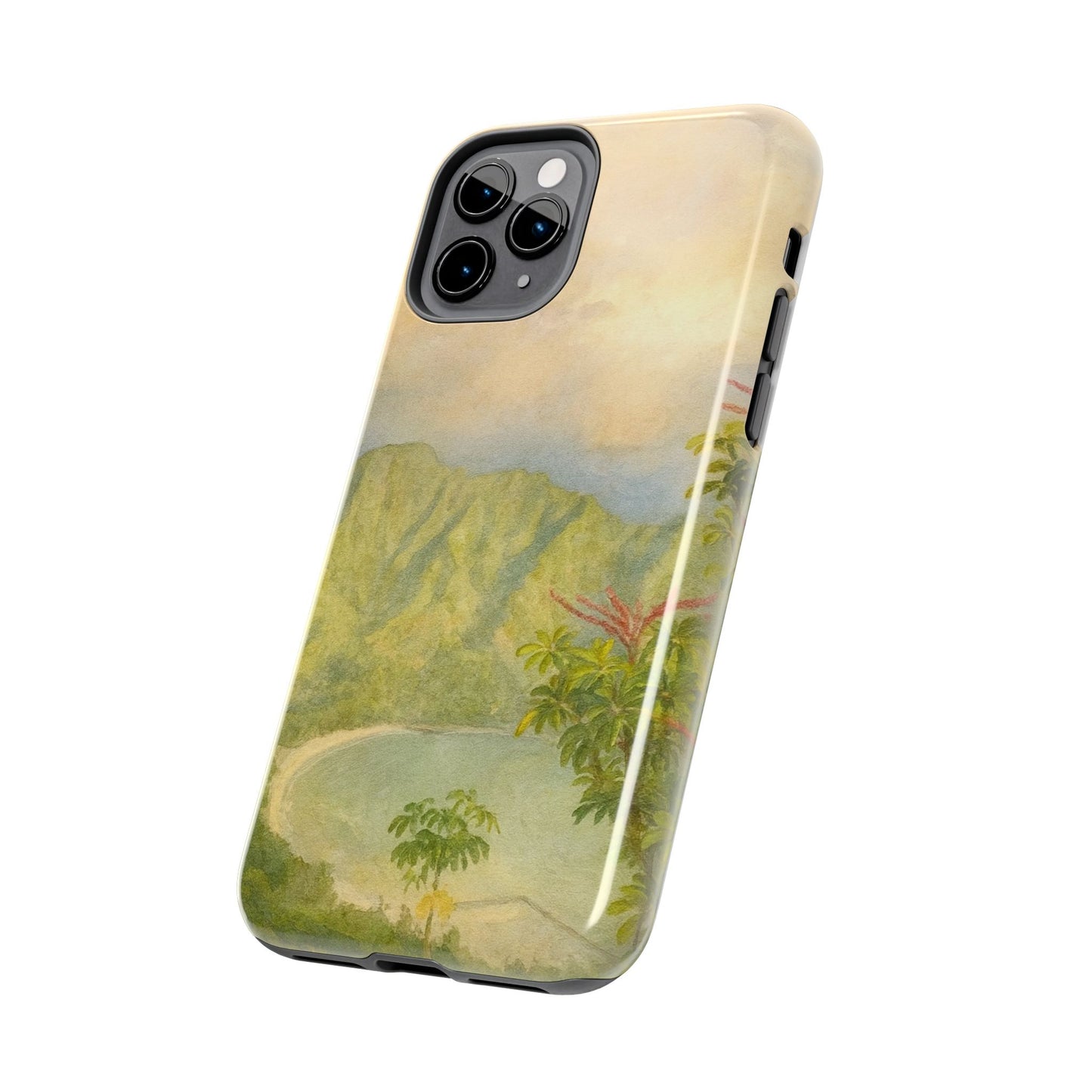 Vintage Tropical Beach - Protective Phone Case