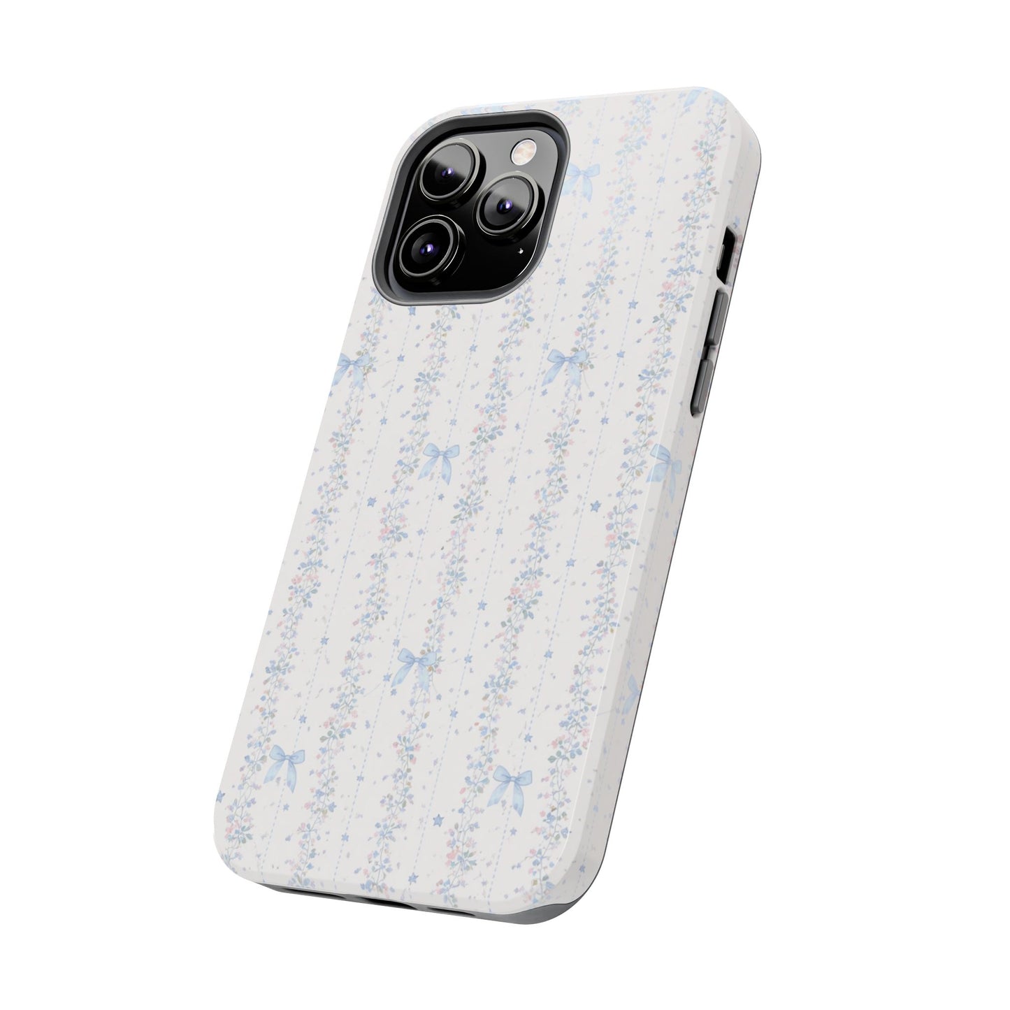 Bows and Stripes - Protective Phone Case