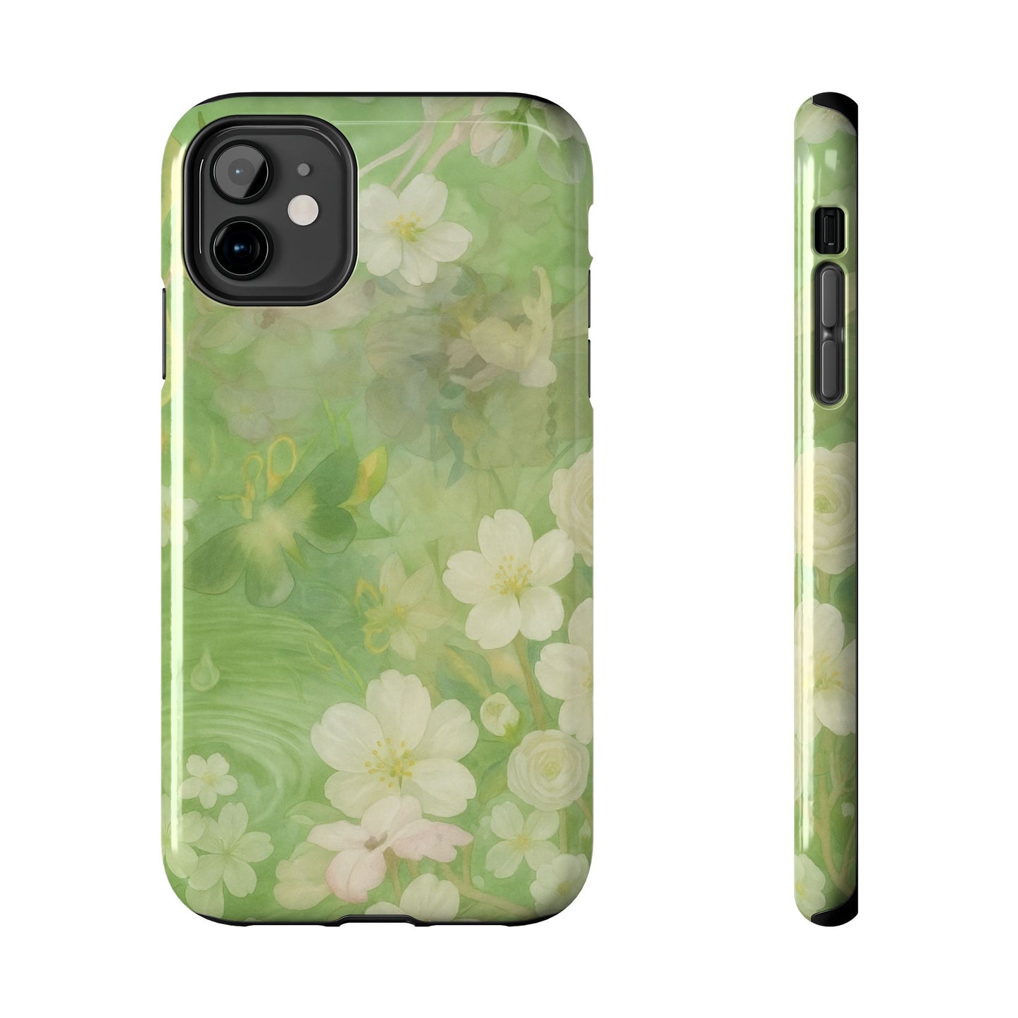 Sage Blossom - Protective Phone Case