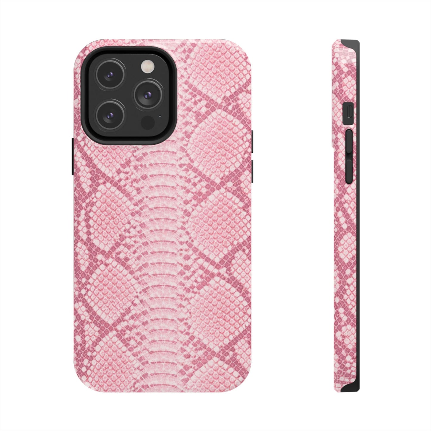 Pink Snake Skin - Protective Phone Case