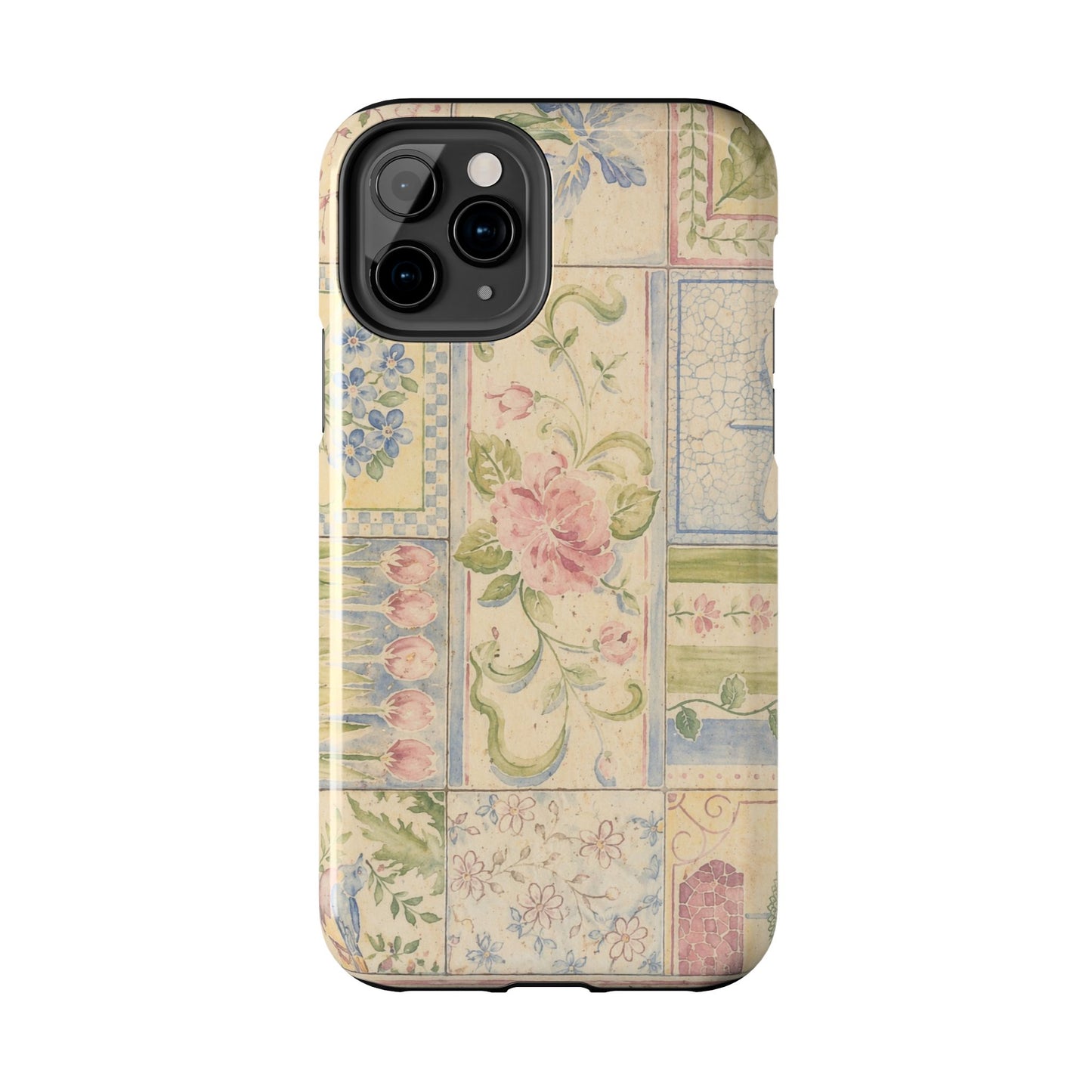 Floral Patchwork - Protective Phone Case