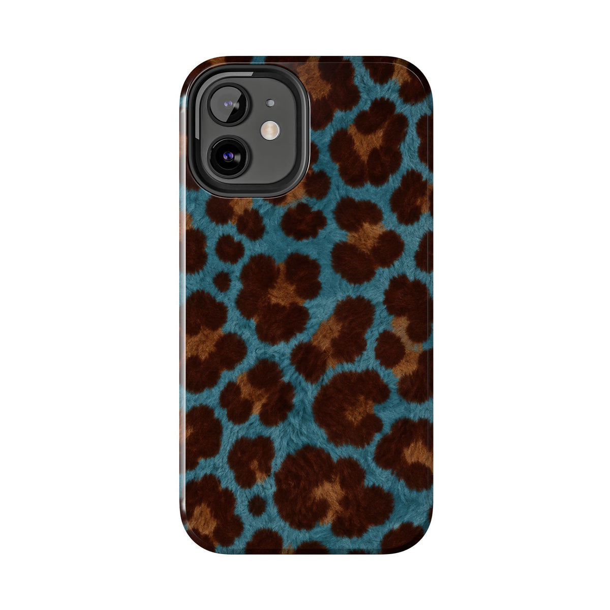 Teal Leopard - Protective Phone Case