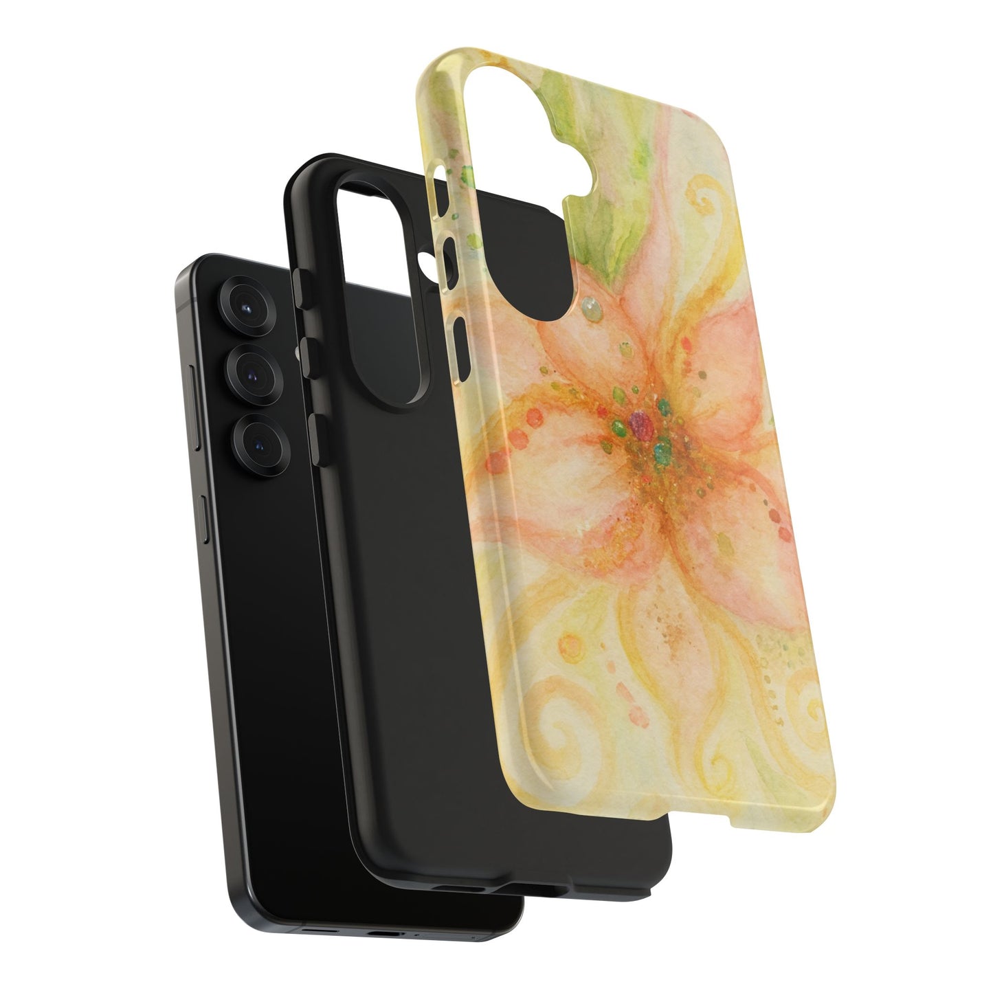 Shimmery Flower - Protective Phone Case