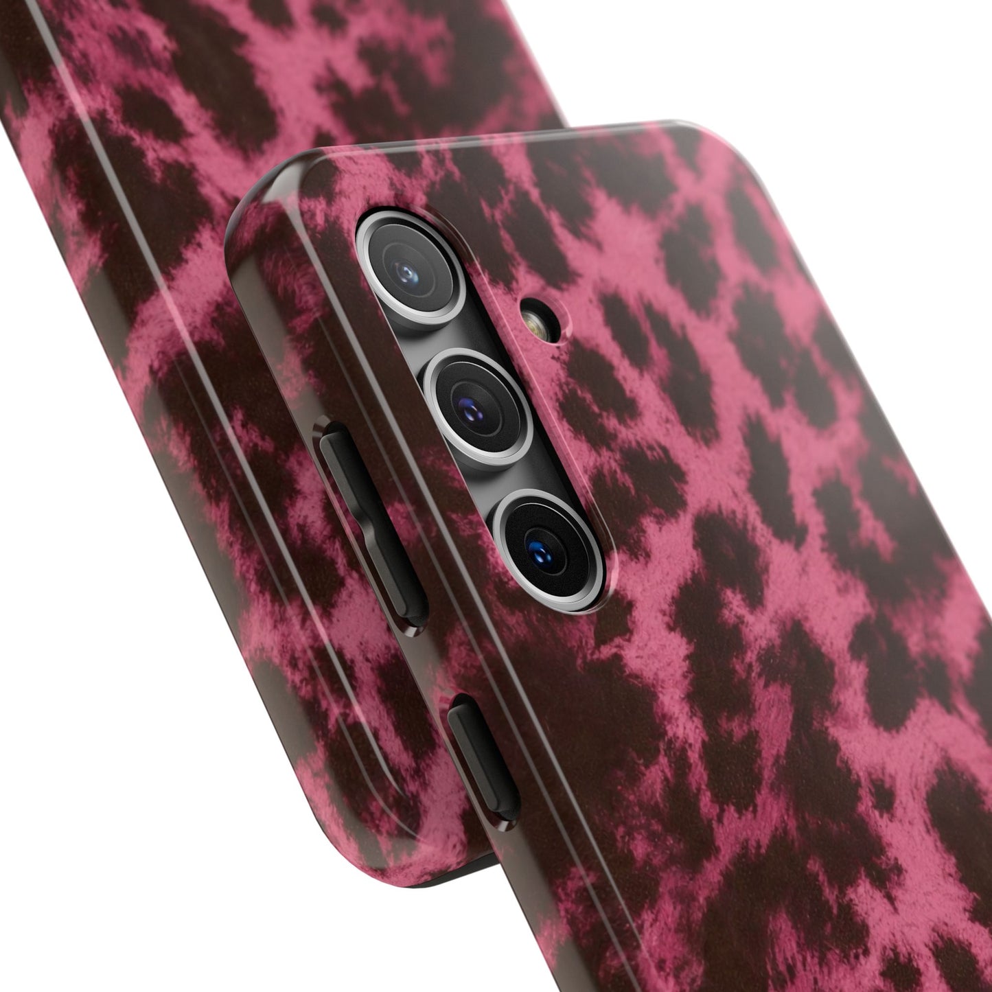 Pink Leopard Print - Protective Phone Case