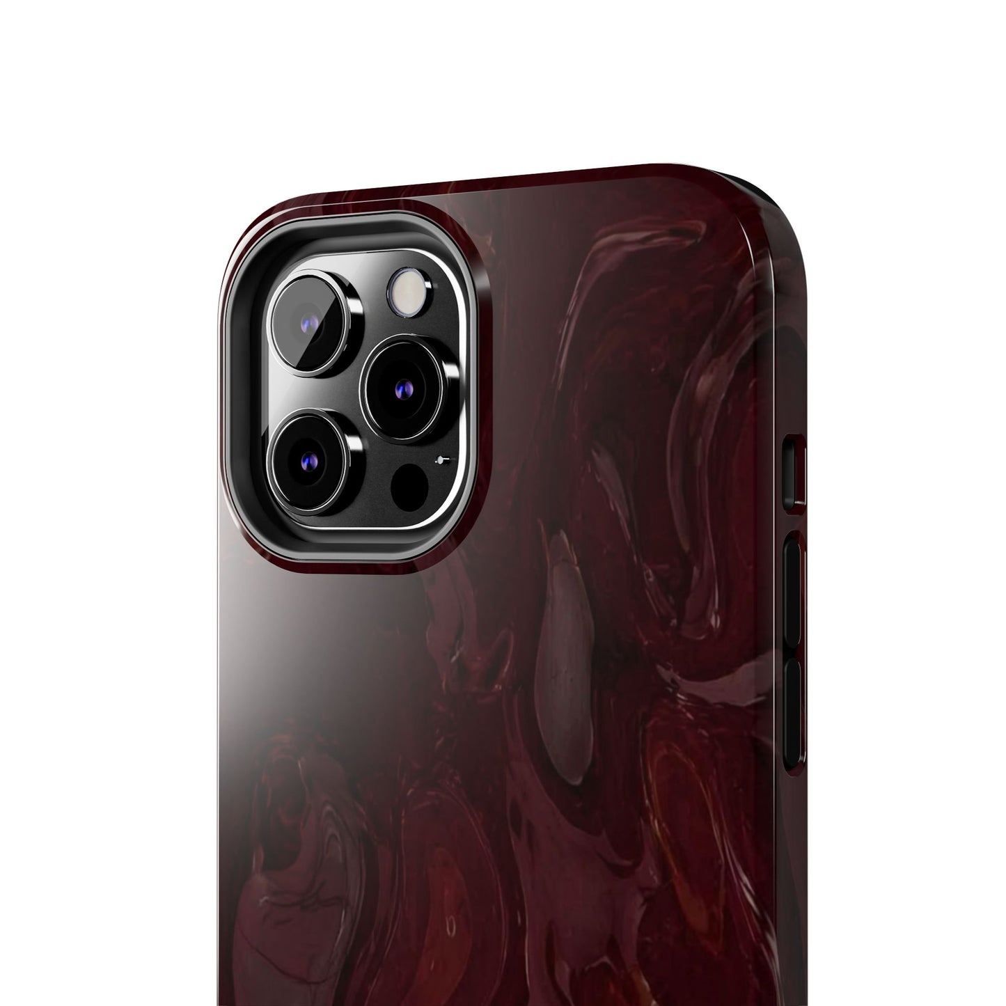 Glossy Maroon - Protective Phone Case