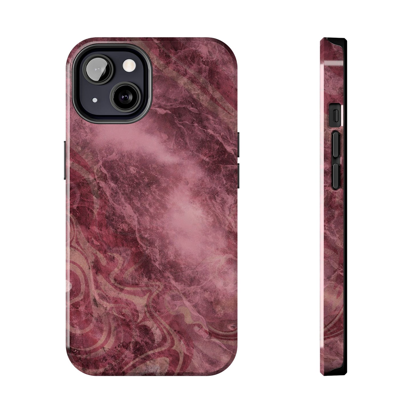 Marble Magenta - Protective Phone Case