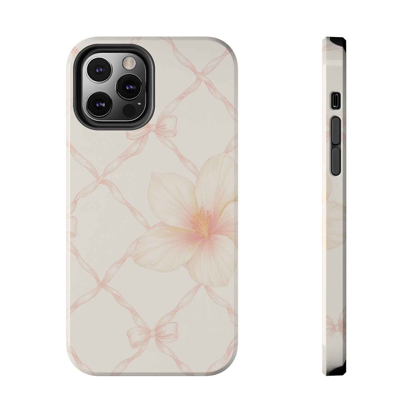 Bows and Botanical - Protective Phone Case