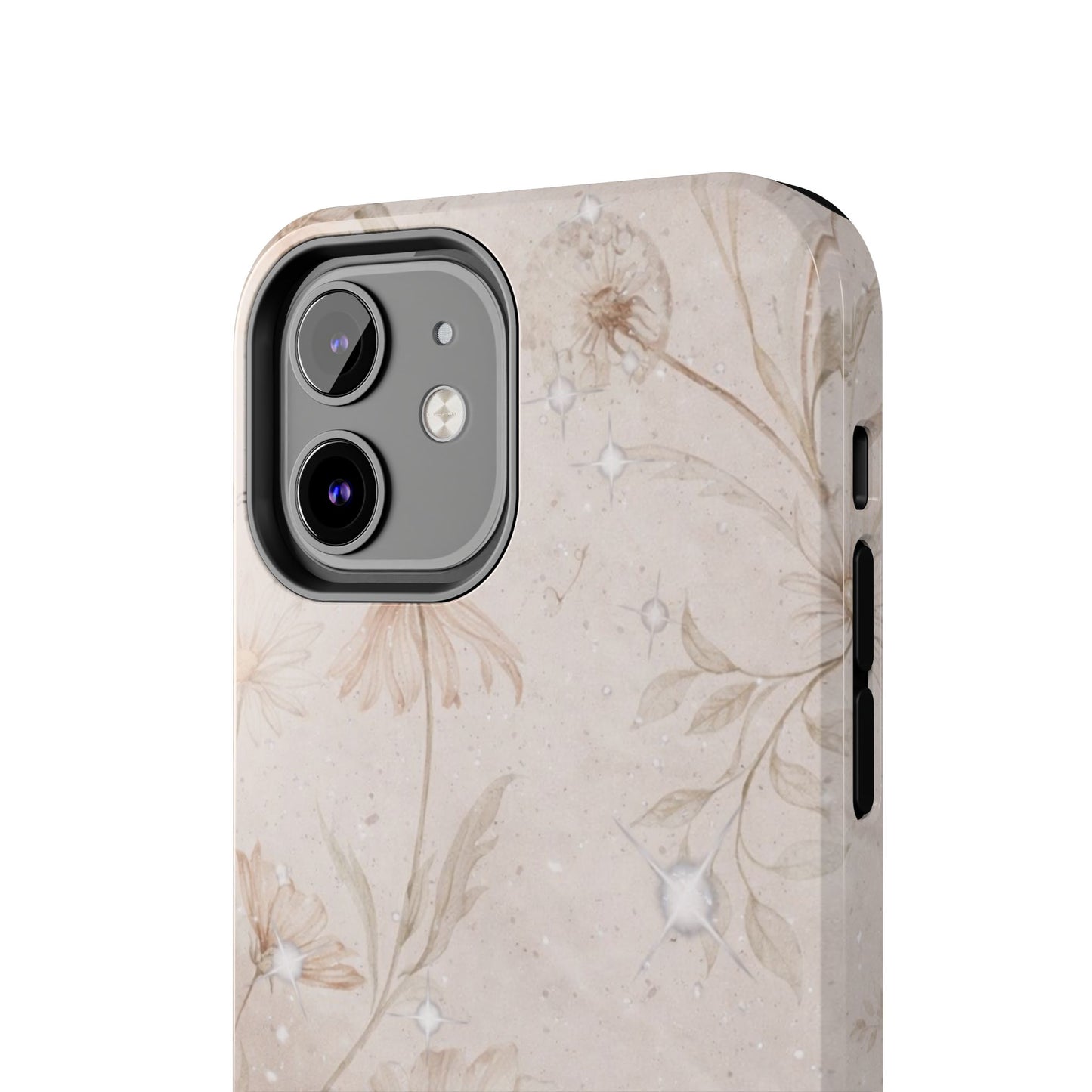 Beige Bloom - Protective Phone Case
