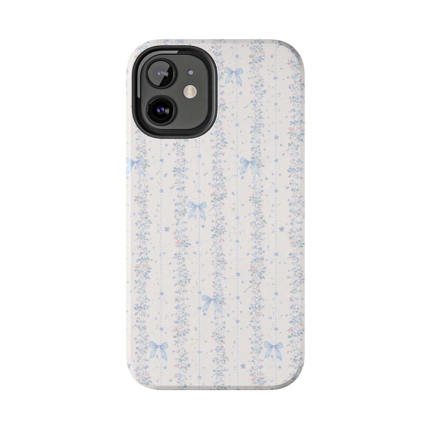 Bows and Stripes - Protective Phone Case