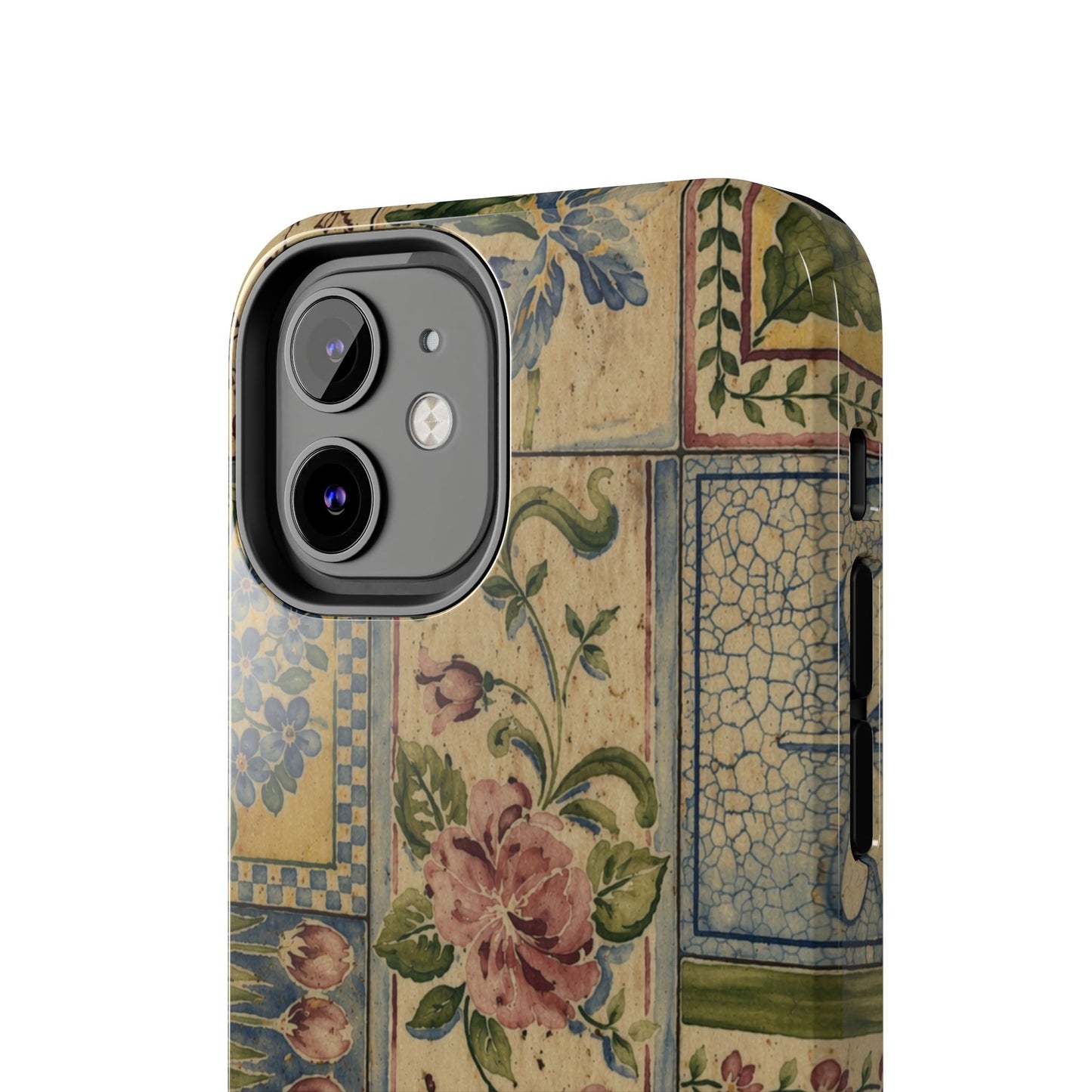 Vintage Floral Patchwork - Protective Phone Case