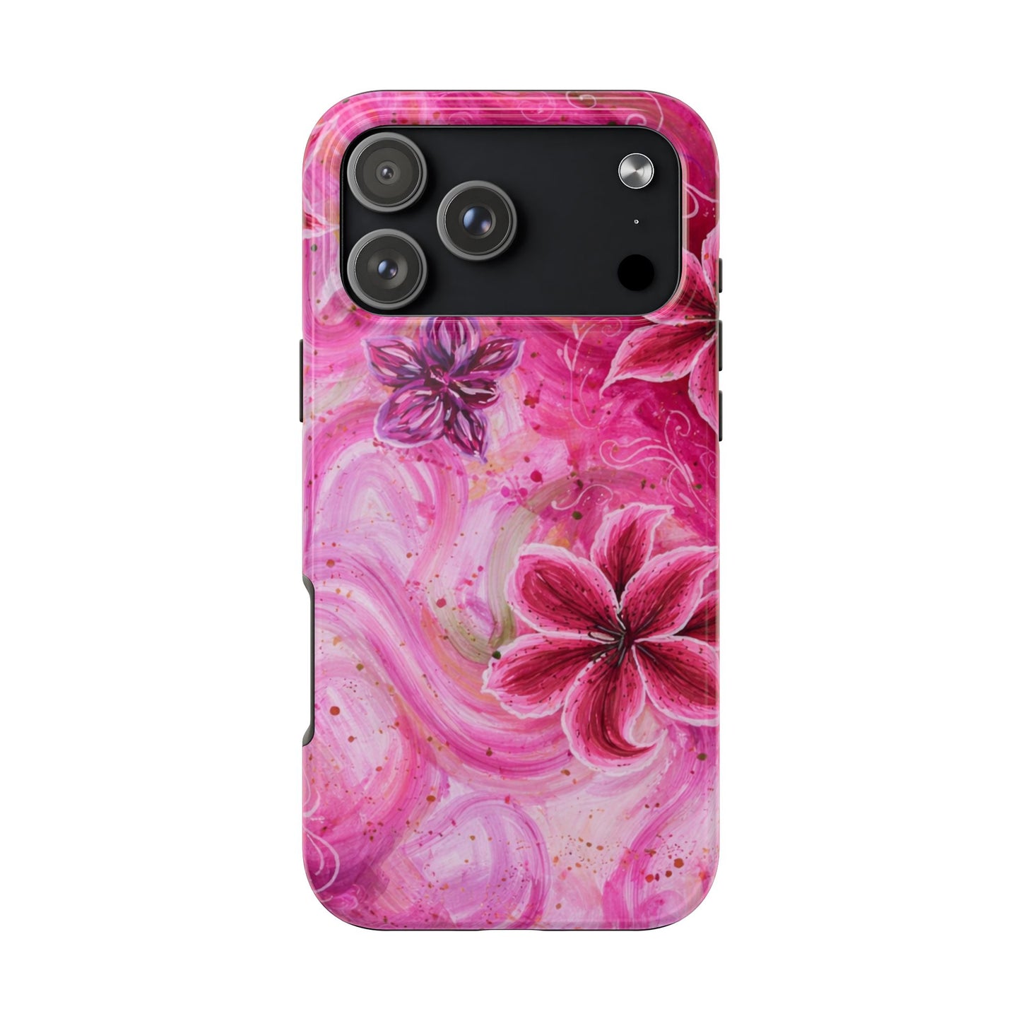 Watercolor Hibiscus - Protective Phone Case