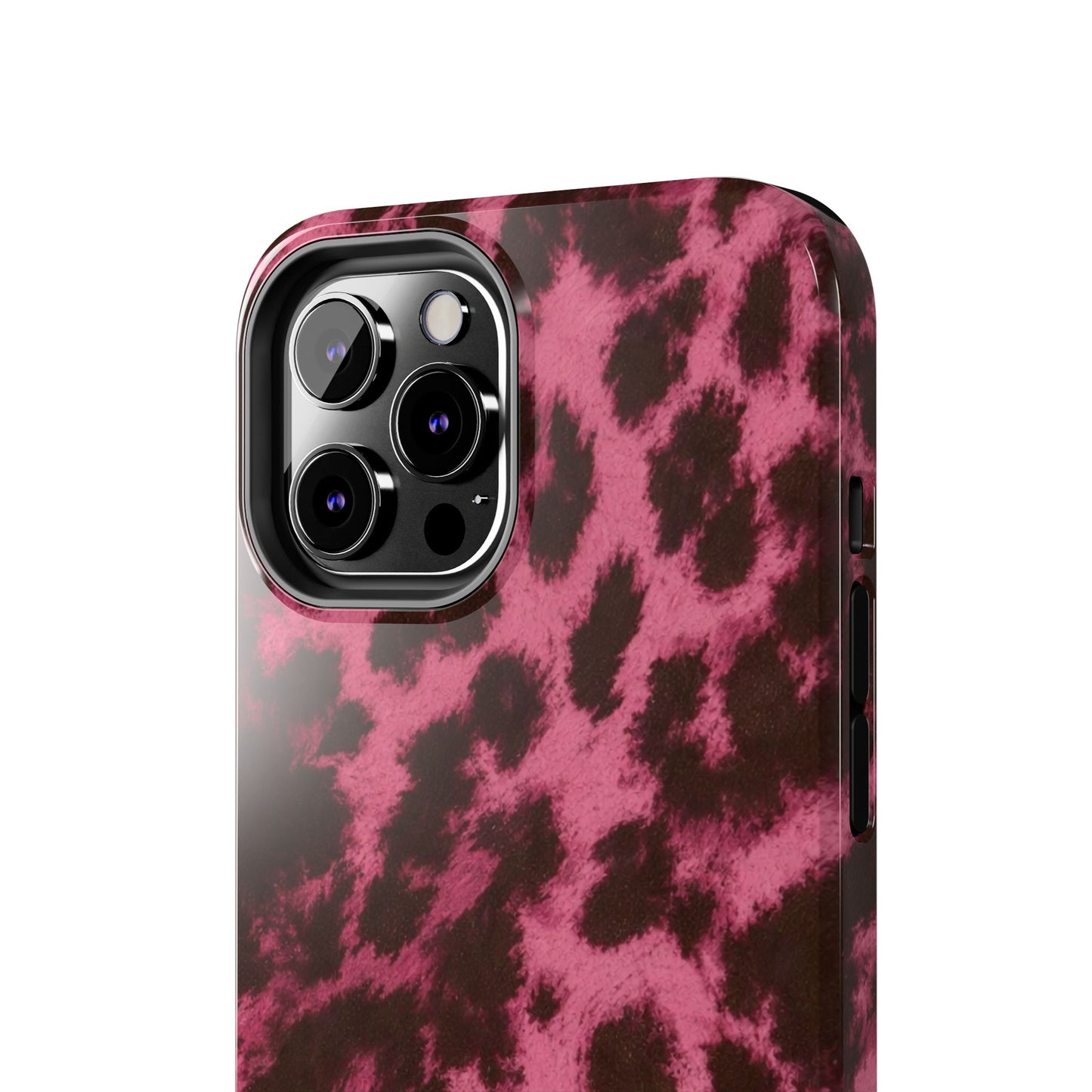 Pink Leopard Print - Protective Phone Case