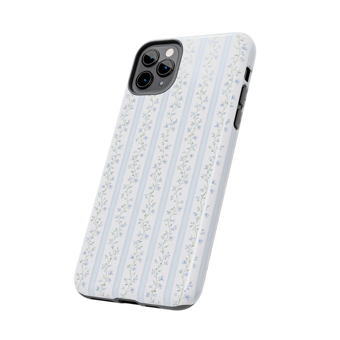 Vintage Blue Vine - Protective Phone Case