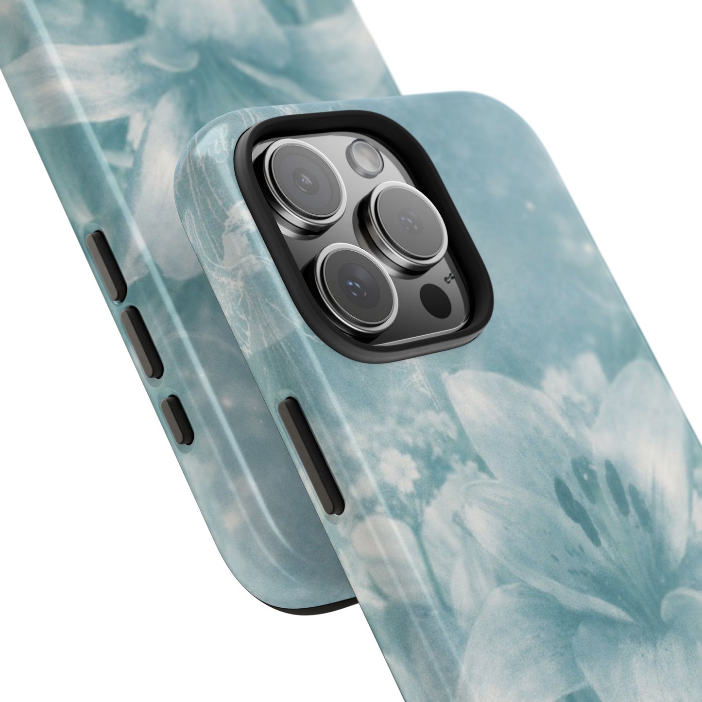 Teal Lily - Protective Phone Case