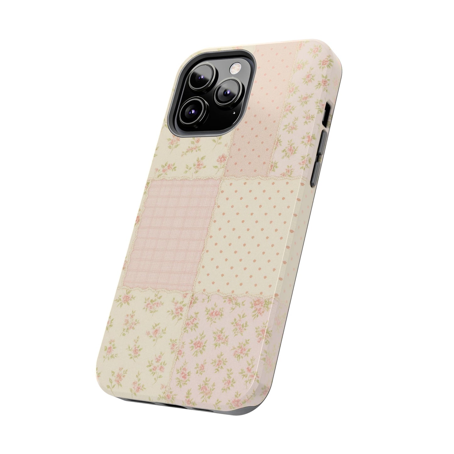 Floral Patchwork Quilt - Protective Phone Case
