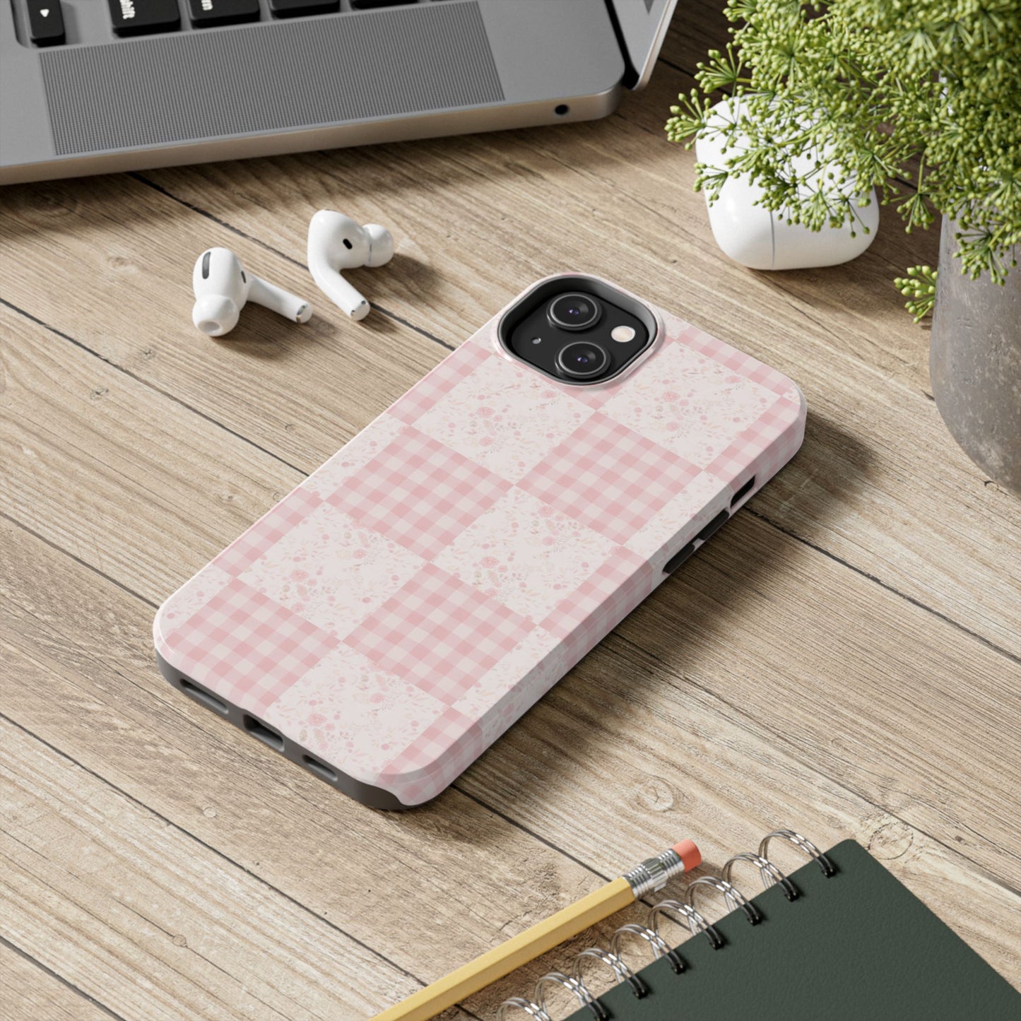 Baby Pink Quilt - Protective Phone Case