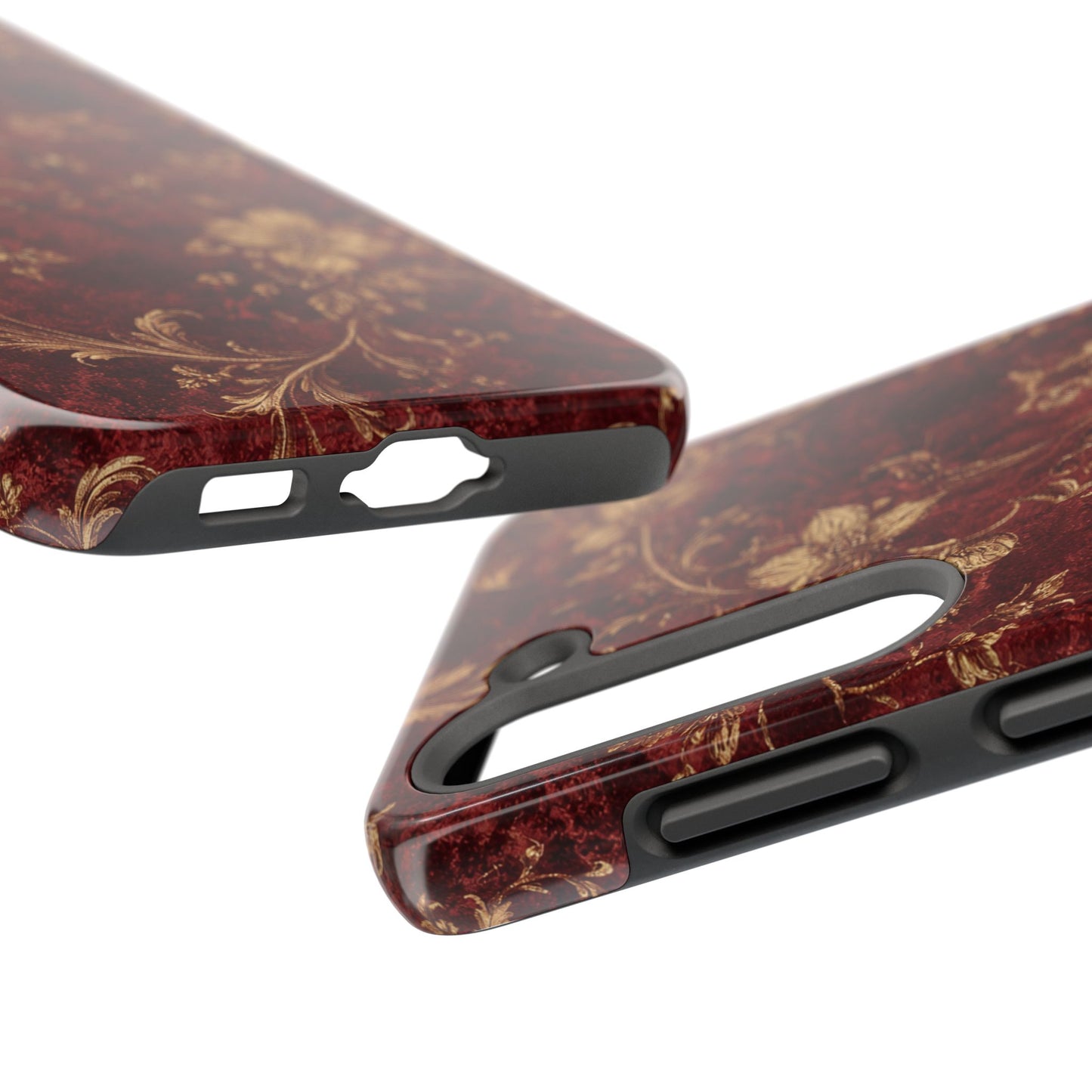 Floral Burgundy - Protective Phone Case