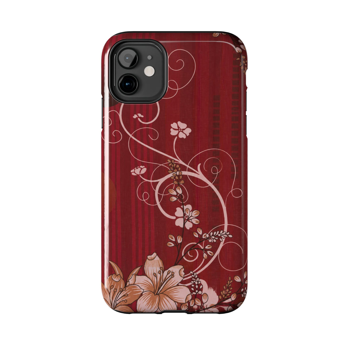 Crimson Bloom - Protective Phone Case