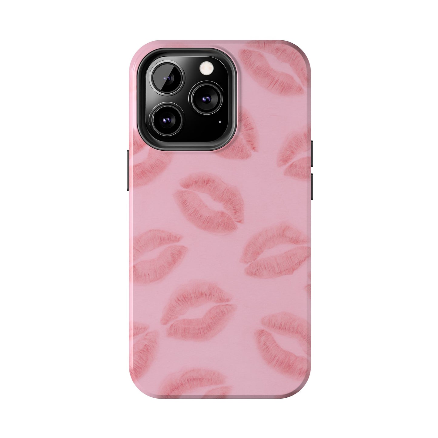 Pink Rosy Kisses - Protective Phone Case