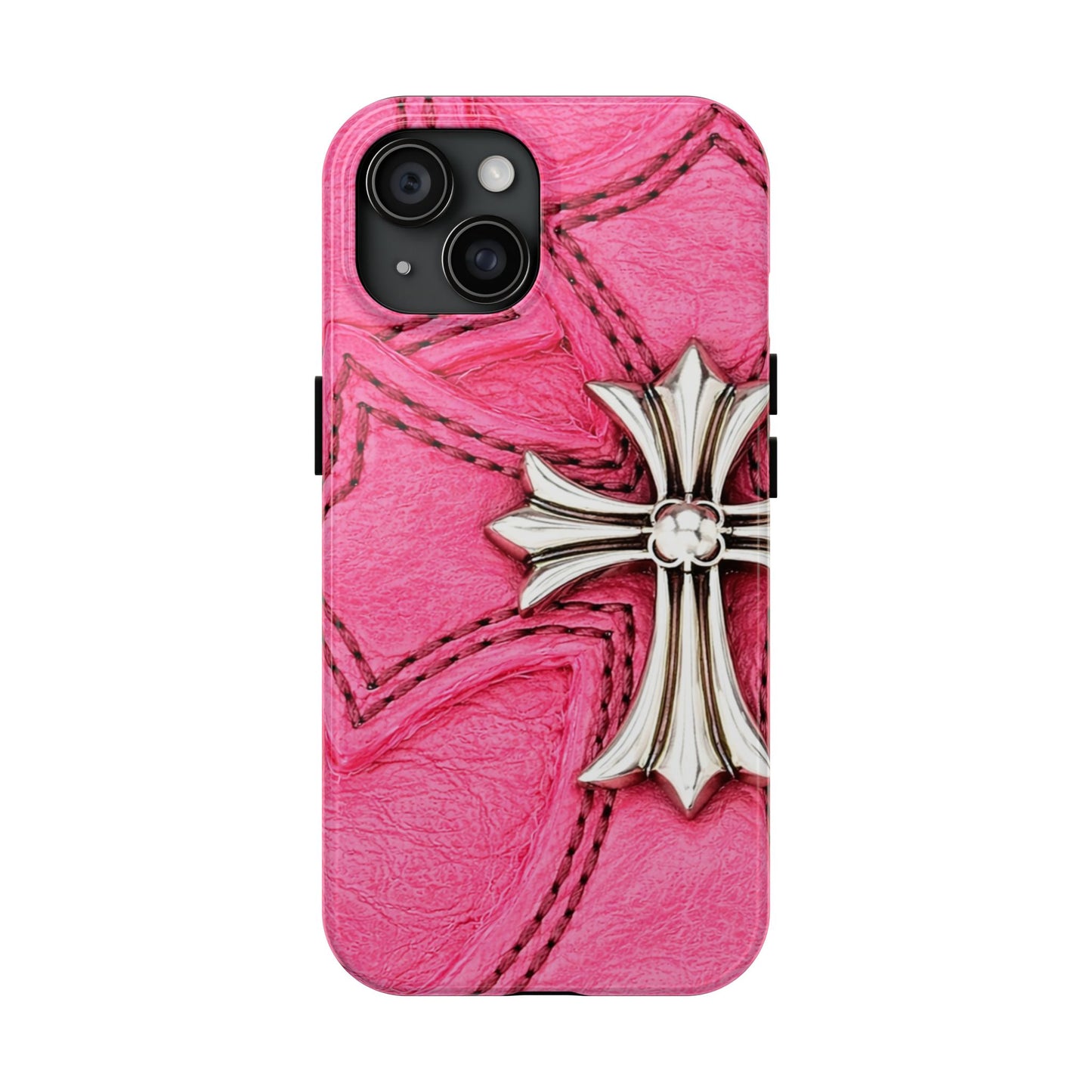Pink Cross - Protective Phone Case