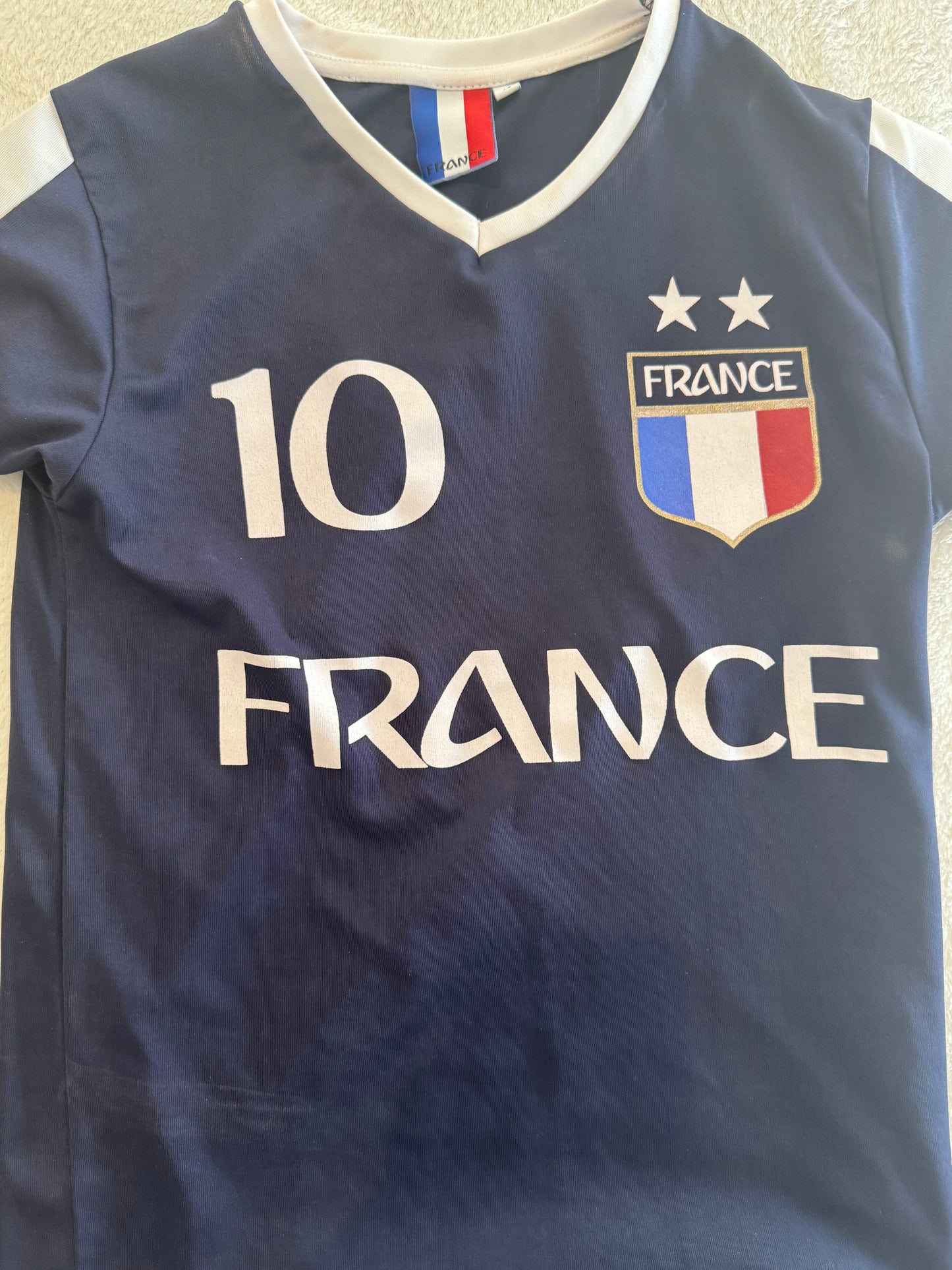 Adorable Blue France Baby Tee