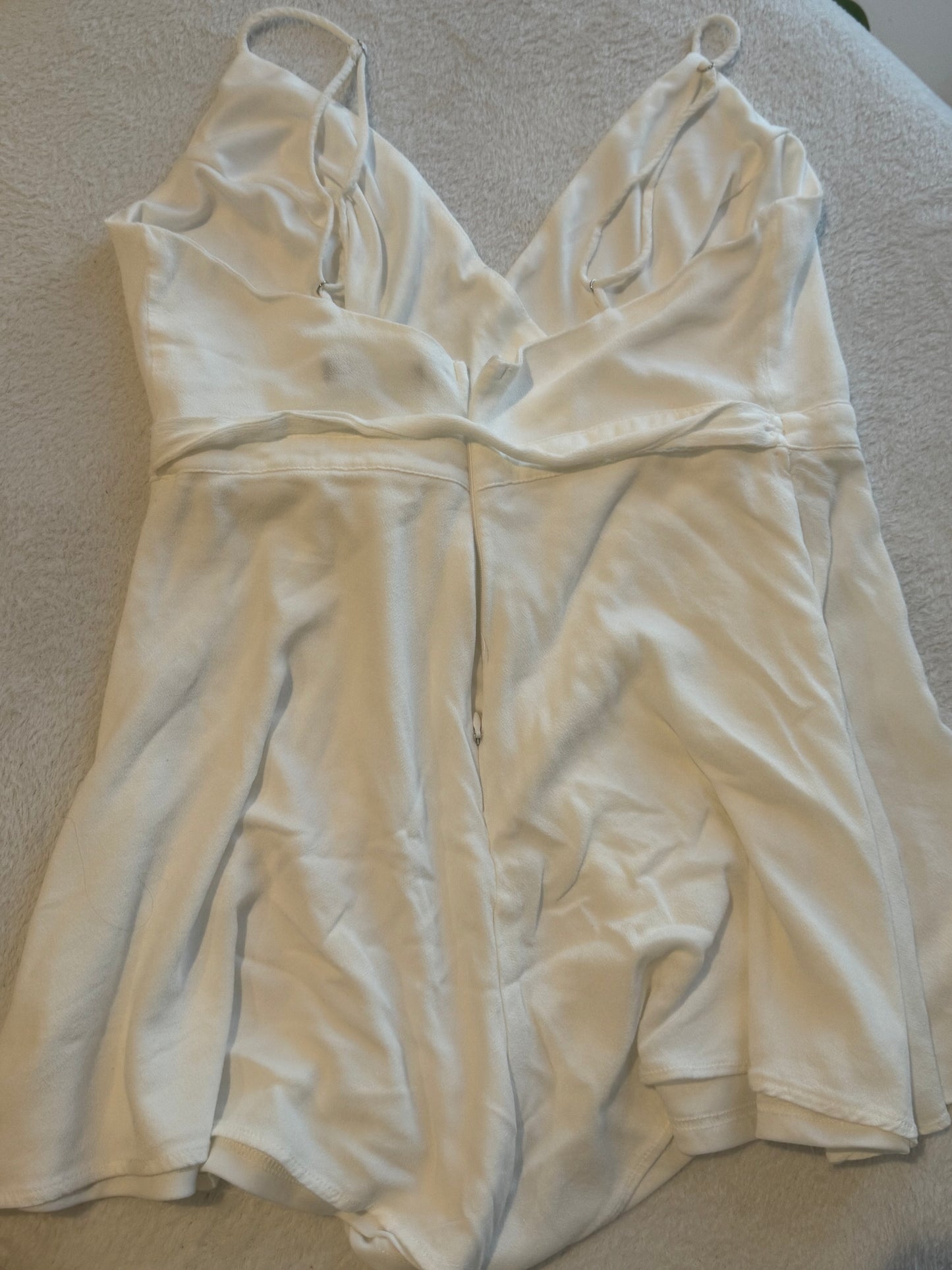 Y2K White Cami Top