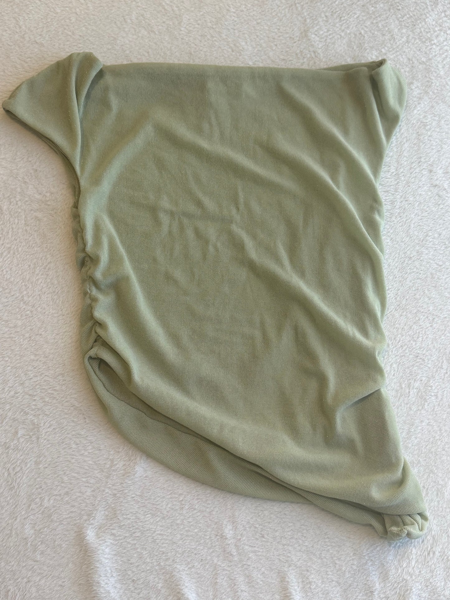 Pretty Green Top with Ruching