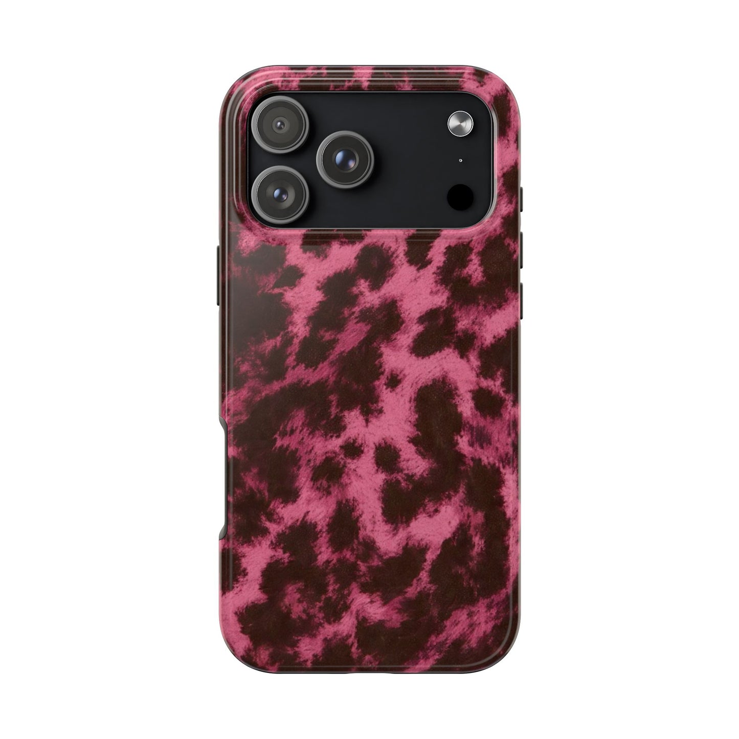 Pink Leopard Print - Protective Phone Case