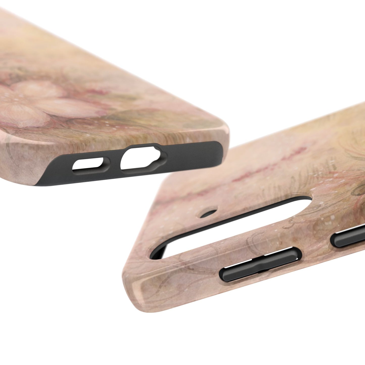 Antique Watercolor Floral - Protective Phone Case