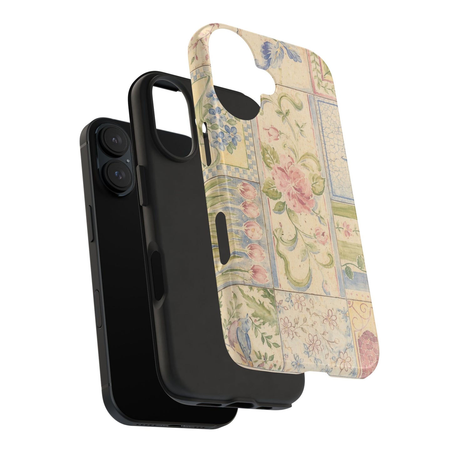 Floral Patchwork - Protective Phone Case
