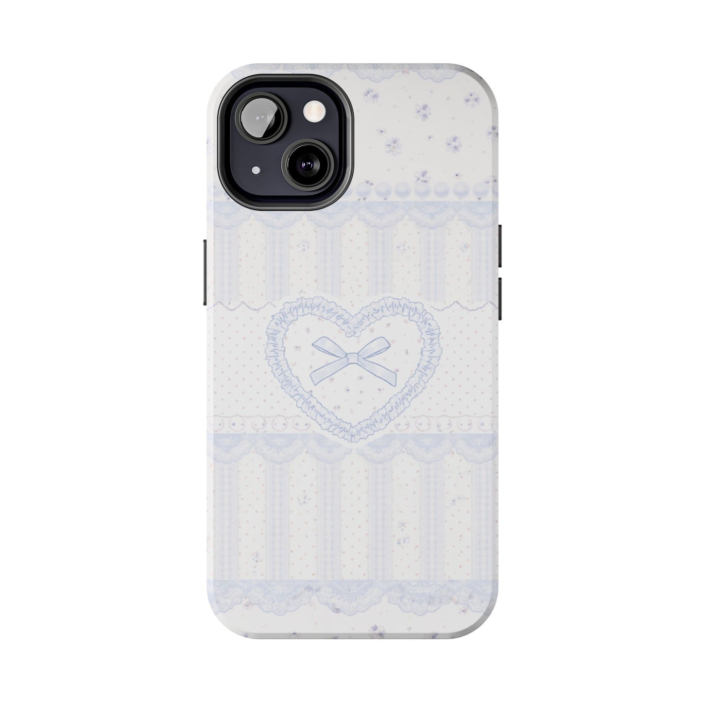 Coquette Blue Lace - Protective Phone Case